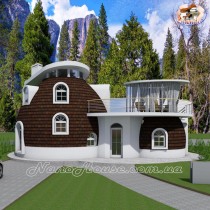 Купольный монолитный дом